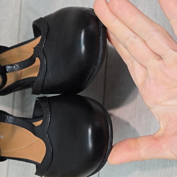 Easy Spirit Elegant Black Women's Mary Jane Leather Shoes Heels Sz 10M - Picture 5 of 11